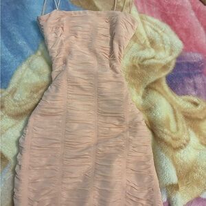 Windsor Strapless Peach Dress